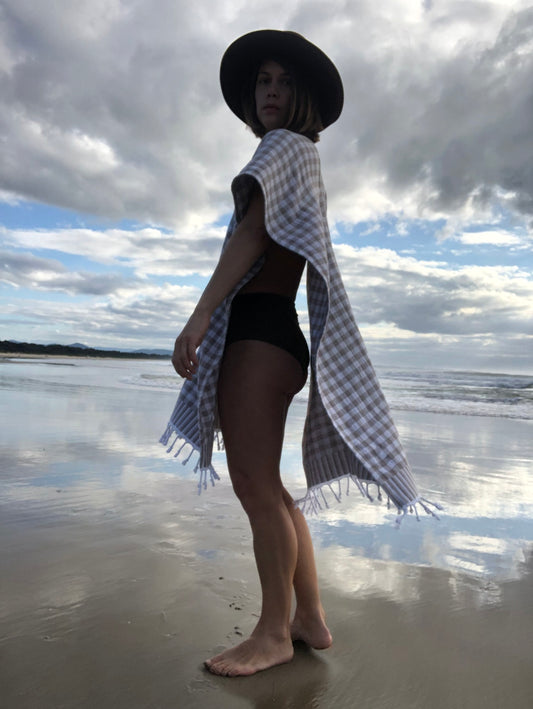 organic cotton beach towel. beach tunik, swim wear, beach cover-all